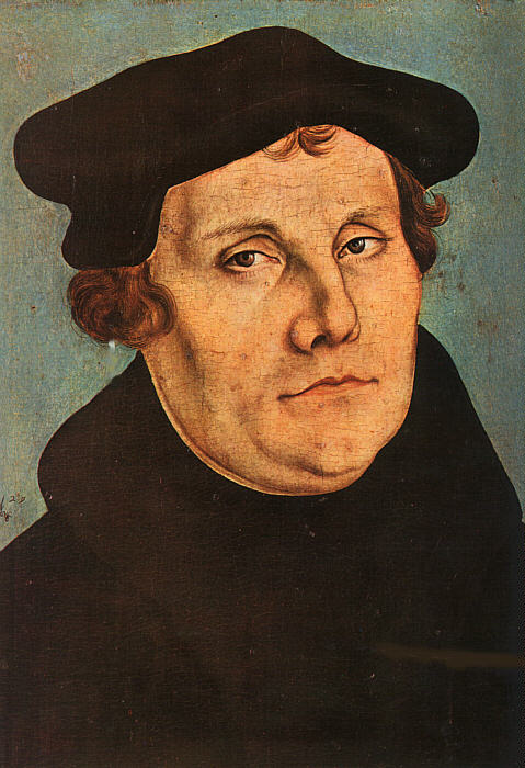 Cranach, Lucas the Elder-Portrait of Martin Luther, 1529